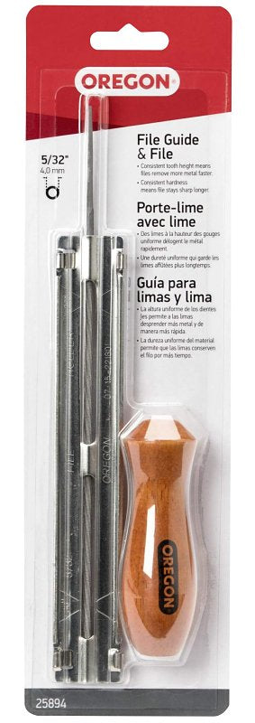 OREGON Oregon 25894 Chainsaw File Guide, 5/32 in Dia Dimensions, Round, Steel