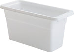 NEWELL RUBBERMAID HOME Rubbermaid 2862RDWHT Ice Cube Bin, 6-1/8 in L, 5-1/4 in W, 12-3/4 in H, Plastic, White, Dishwasher Safe: Yes