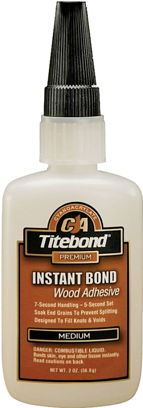 TITEBOND Titebond 6211 Wood Glue, Clear, 2 oz Bottle PAINT TITEBOND