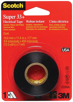 SCOTCH Scotch 200 Electrical Tape, 450 in L, 3/4 in W, PVC Backing ELECTRICAL SCOTCH