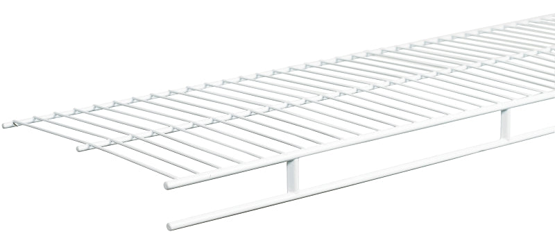 CLOSETMAID ClosetMaid 1361 Wire Shelf, 60 lb, 1-Level, 12 in L, 72 in W, Steel, White