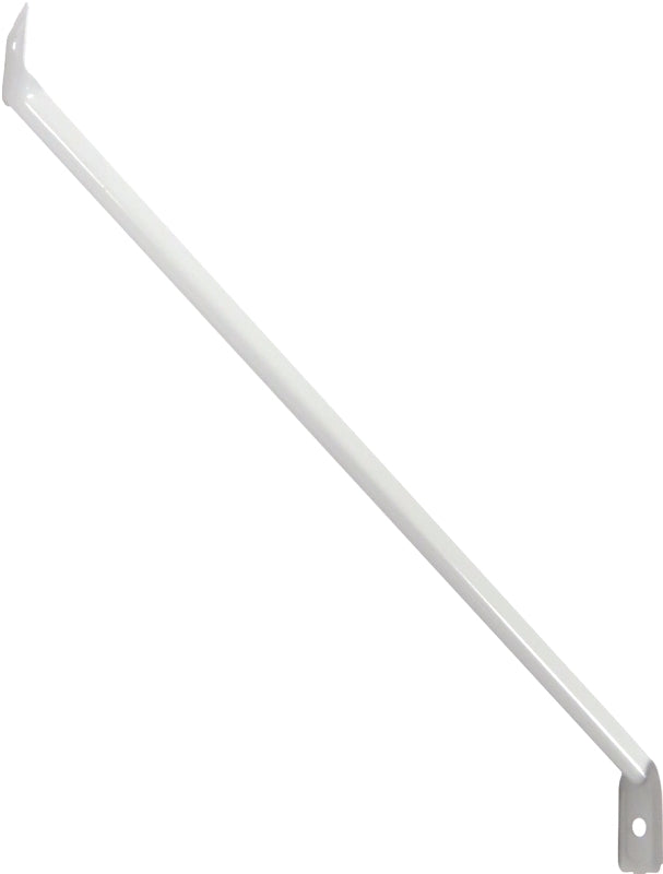 CLOSETMAID ClosetMaid 1103 Support Bracket, 12 in L, 2 in H, Steel, White