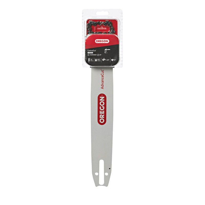 OREGON Oregon 105669 Bar and Chain Combo, Large Bar Nose Radius, 67-Drive Link, 22BPX Chain, 3/8 in TPI/Pitch OUTDOOR LIVING & POWER EQUIPMENT OREGON