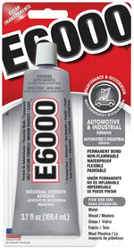 E6000 E6000 800622 Craft Adhesive, Clear, 3.7 oz Tube PAINT E6000