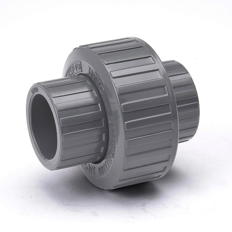 B & K INDUSTRIES NDS U-1000-S Pipe Union, 1 in, Slip-Joint, Gray, SCH 80 Schedule, 150 psi Pressure PLUMBING, HEATING & VENTILATION B & K INDUSTRIES