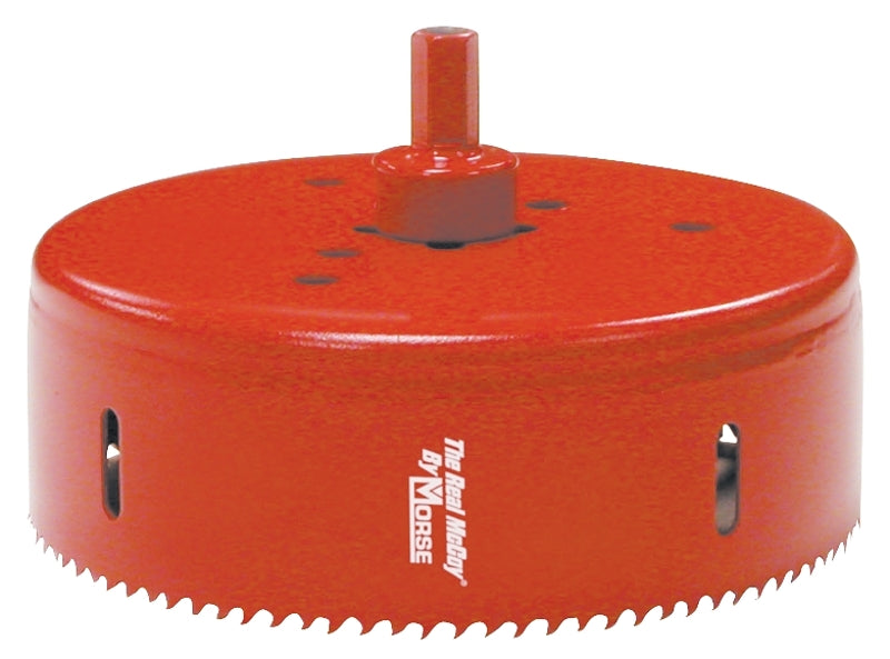 MORSE Morse Real McCoy TA66 Hole Saw with Arbor, 4-1/8 in Dia, 1-15/16 in D Cutting, 7/16 in Arbor, 4/6 TPI, HSS Cutting Edge HARDWARE & FARM SUPPLIES MORSE