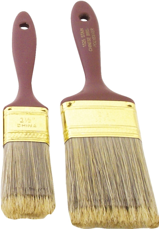 LINZER Linzer A1525 Brush Stain Set, 2-Brush