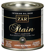 ZAR ZAR 11506 Wood Stain, Modern Walnut, Liquid, 0.5 pt, Can