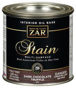 ZAR ZAR 12306 Wood Stain, Moorish Teak, Liquid, 0.5 pt, Can