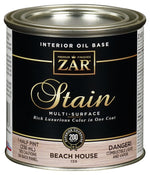 ZAR ZAR 13906 Wood Stain, Beach House, Liquid, 0.5 pt, Can