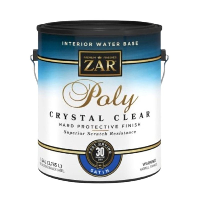 ZAR ZAR 32513 Polyurethane, Liquid, Crystal Clear, 1 gal, Can PAINT ZAR