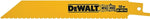 DEWALT DEWALT DW4806 Reciprocating Saw Blade, Applicable Materials: Nail-Embedded Wood, Non-Ferrous Metal, Plastic, Wood TOOLS DEWALT