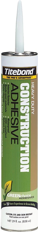 TITEBOND Titebond 7472 Construction Adhesive, Beige, 28 oz, Cartridge