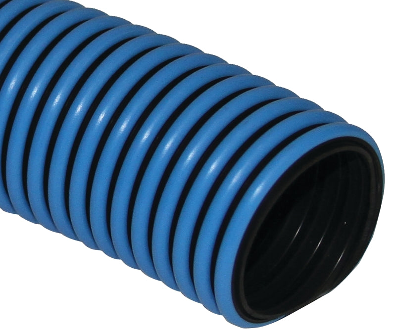 ABBOTT UDP T32005002/RPSR Pool Vacuum Hose, 1-1/2 in ID, 50 ft L, Polyethylene, Black/Blue PLUMBING, HEATING & VENTILATION ABBOTT