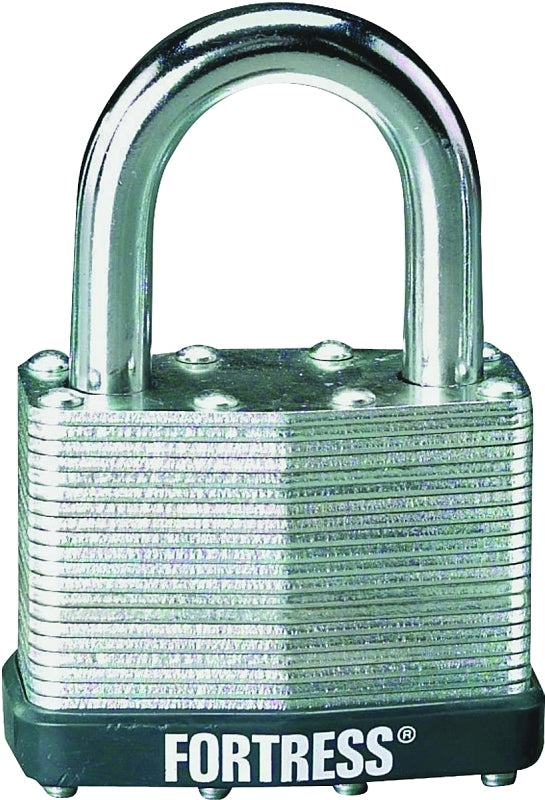 MASTER LOCK Master Lock 1803D Padlock, Keyed Different Key, 1/4 in Dia Shackle, 7/8 in H Shackle, Cast Hardened Steel Shackle