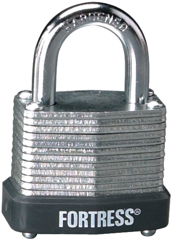 MASTER LOCK Master Lock 1807D Padlock, Keyed Different Key, 3/16 in Dia Shackle, 5/8 in H Shackle, Steel Shackle, Steel Body