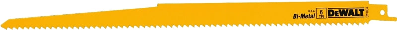 DEWALT DEWALT DW4804B25 Reciprocating Saw Blade, 3/4 in W, 12 in L, 6 TPI