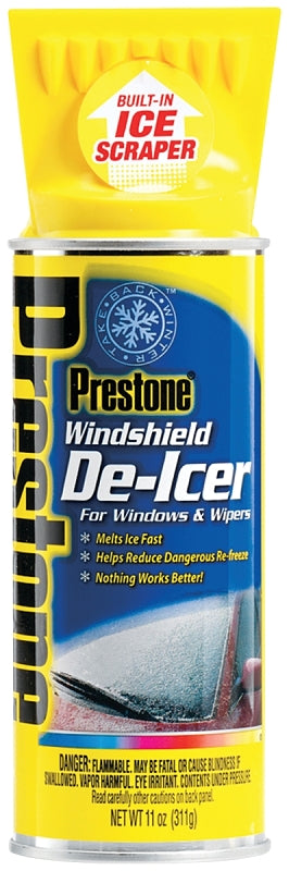 PRESTONE PRODUCTS CORP Prestone AS-242 Windshield De-Icer, 11 oz, Liquid, Alcohol