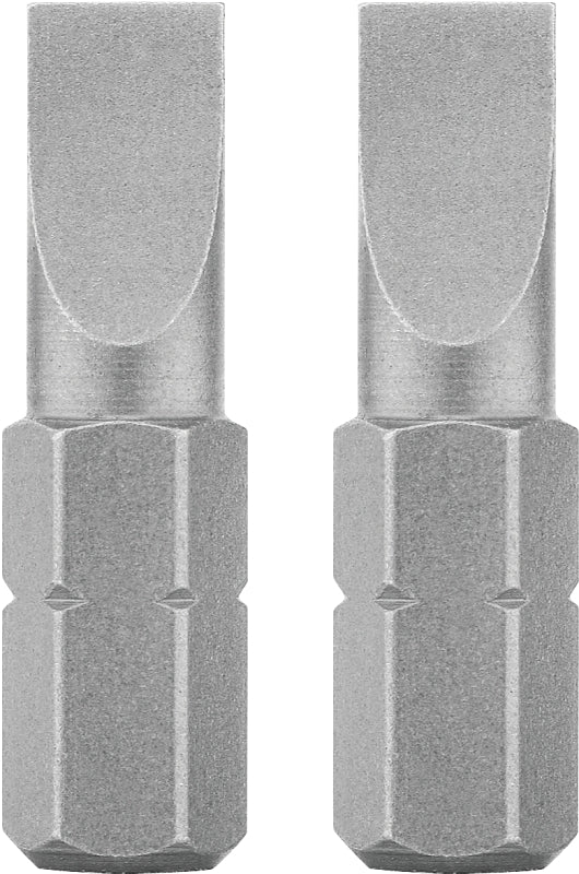 DEWALT DEWALT DW2006 Screwdriver Bit, #6 Drive, Slotted Drive, 1/4 in Shank, Hex Shank, 1 in L, Steel TOOLS DEWALT