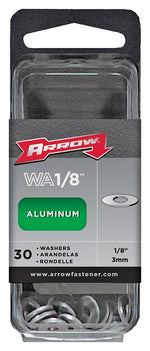 ARROW Arrow WA1/8 Washer, 1/8 in ID, Aluminum