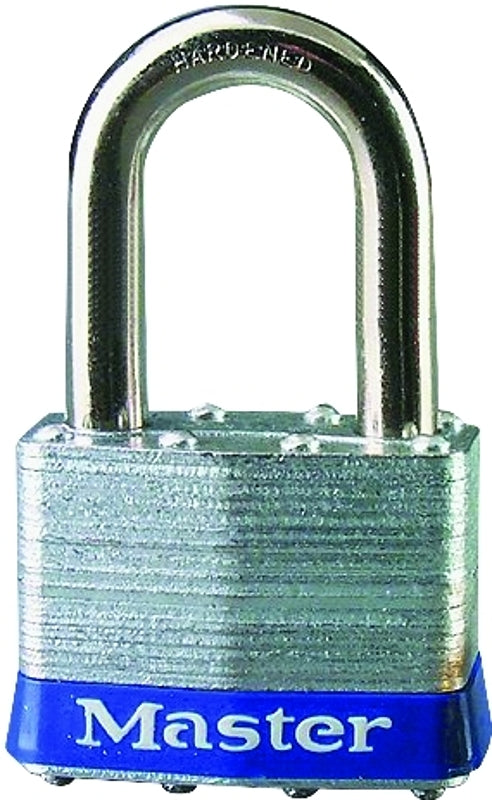 MASTER LOCK Master Lock 5UPLF Padlock, 3/8 in Dia Shackle, 1-1/2 in H Shackle, Hardened Boron Alloy Steel Shackle, Steel Body