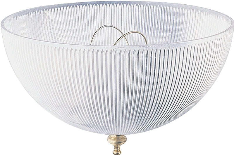 WESTINGHOUSE Westinghouse 8149300 Light Shade, Dome, Acrylic, Clear ELECTRICAL WESTINGHOUSE