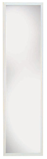 RENIN Renin 206230 Framed Mirror, Rectangular, Plastic Frame, White Frame HOUSEWARES RENIN
