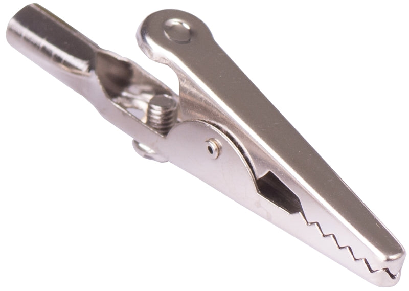 GB Gardner Bender 14-076 Alligator Clip, 7/16 in Jaw Opening, 22 to 14 AWG Wire, Silver ELECTRICAL GB