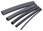 GB Gardner Bender HST-125 Heat Shrink Tubing, 1/8 to 1/16 in Dia, 4 in L, Polyolefin, Black