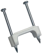GB Gardner Bender PS-1550T Cable Staple, 1/2 in W Crown, Plastic/Polyethylene, 15/PK ELECTRICAL GB