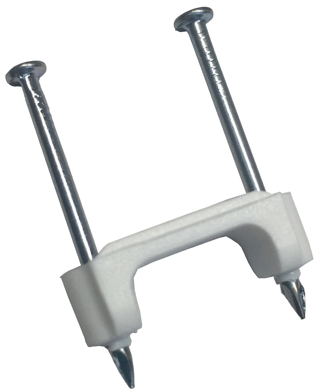 GB Gardner Bender PS-1550T Cable Staple, 1/2 in W Crown, Plastic/Polyethylene, 15/PK ELECTRICAL GB