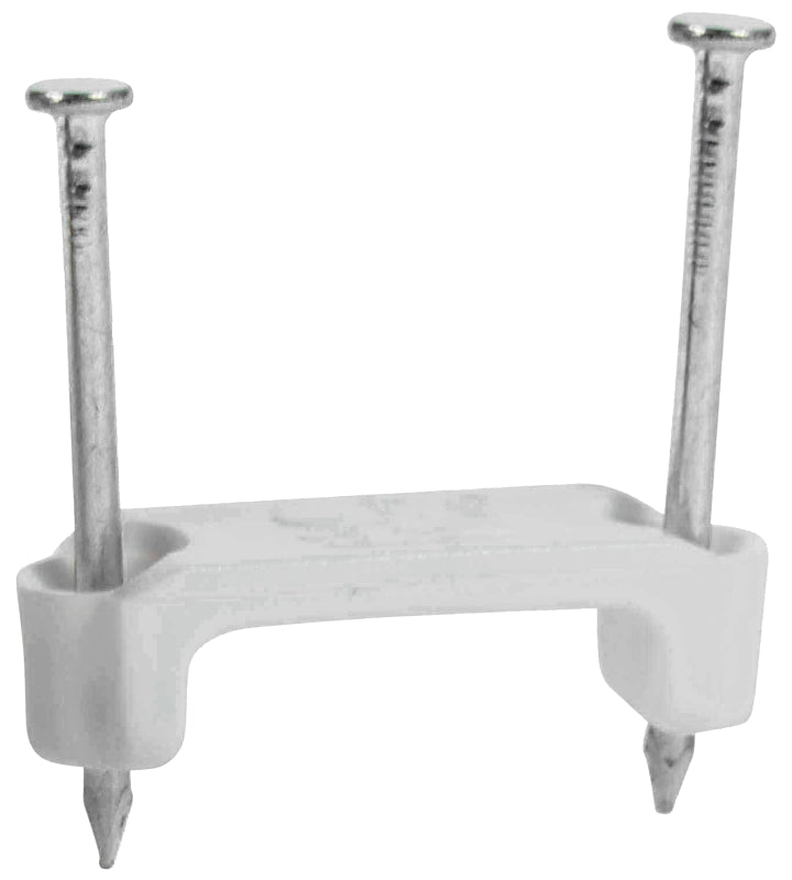 GB Gardner Bender PS-1575T2 Cable Staple, 3/4 in W Crown, Plastic/Polyethylene
