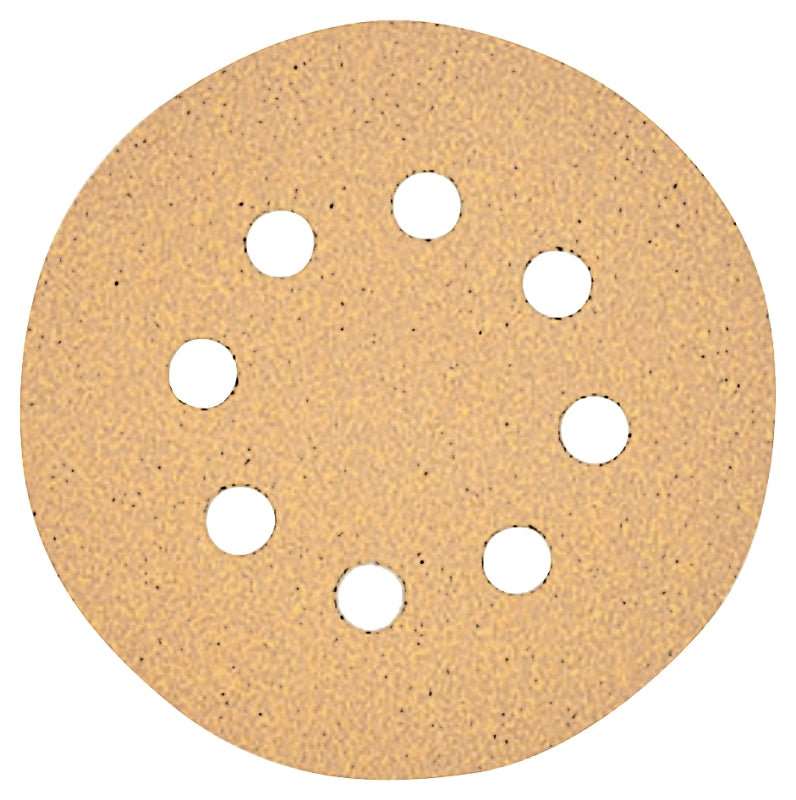 DEWALT DEWALT DW4304 Sanding Disc, 5 in Dia, Coated, 150 Grit, Fine, Aluminum Oxide Abrasive, Paper Backing, 8-Hole
