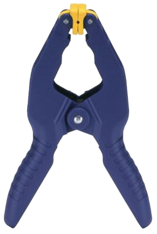 IRWIN Irwin 58200 Spring Clamp, 2 in Clamping, Resin, Blue/Yellow