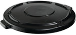 RUBBERMAID Rubbermaid FG264560BLA Trash Can Lid, Plastic, Black, For: Brute 44 gal Container