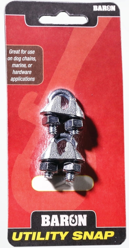 BARON Baron C-260-1/4 Wire Rope Clip, 1/4 in Opening, Malleable Iron HARDWARE & FARM SUPPLIES BARON