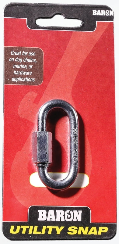 BARON Baron C-7350T-1/4 Quick Link, 880 lb Working Load, Steel, Zinc HARDWARE & FARM SUPPLIES BARON