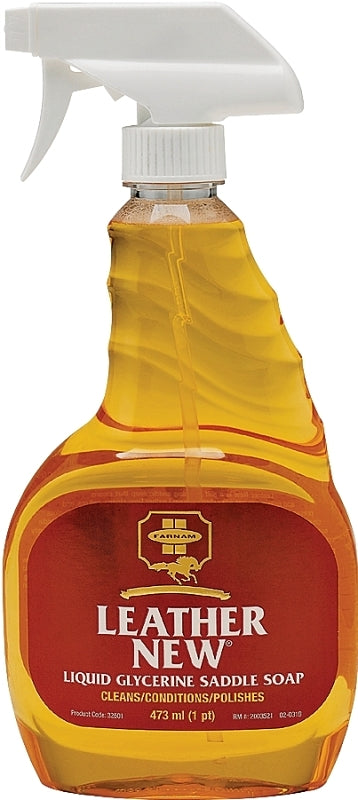 FARNAM Farnam Leather New 32601 Easy-Polishing Saddle Soap, Liquid, 16 oz HARDWARE & FARM SUPPLIES FARNAM