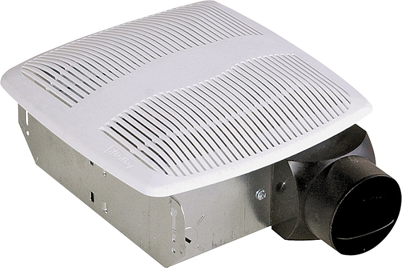 AIR KING Air King AS70 Exhaust Fan, 7-1/4 in L, 7-1/4 in W, 0.9 A, 120 V, 1-Speed, 70 cfm Air, Metal, White PLUMBING, HEATING & VENTILATION AIR KING
