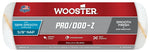 WOOSTER BRUSH Wooster RR642-9 Roller Cover, White, 3/8 in Thick Nap, 9 in L, Woven Fabric Cover PAINT WOOSTER BRUSH