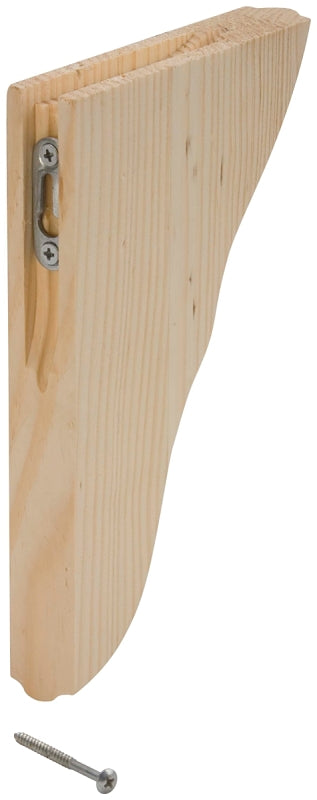 WADDELL Waddell 1357 Keyhole Corbel, Natural, Pine HARDWARE & FARM SUPPLIES WADDELL