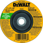 DEWALT DEWALT DW4428 Grinding Wheel, 4 in Dia, 1/8 in Thick, 5/8 in Arbor, 24 Grit, Coarse, Silicone Carbide Abrasive TOOLS DEWALT