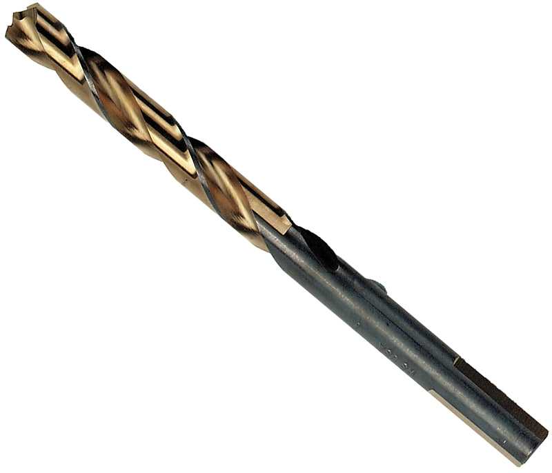 IRWIN Irwin 73317 Jobber Drill Bit, 17/64 in Dia, 4-1/8 in OAL, Spiral Flute, 17/64 in Dia Shank, 3-Flat Shank