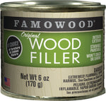 FAMOWOOD Famowood 36141128 Original Wood Filler, Paste, Oak/Teak, 6 oz Can PAINT FAMOWOOD