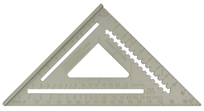 HULTAFORS Johnson RAS-120 Rafter Square, 12 in L, Aluminum