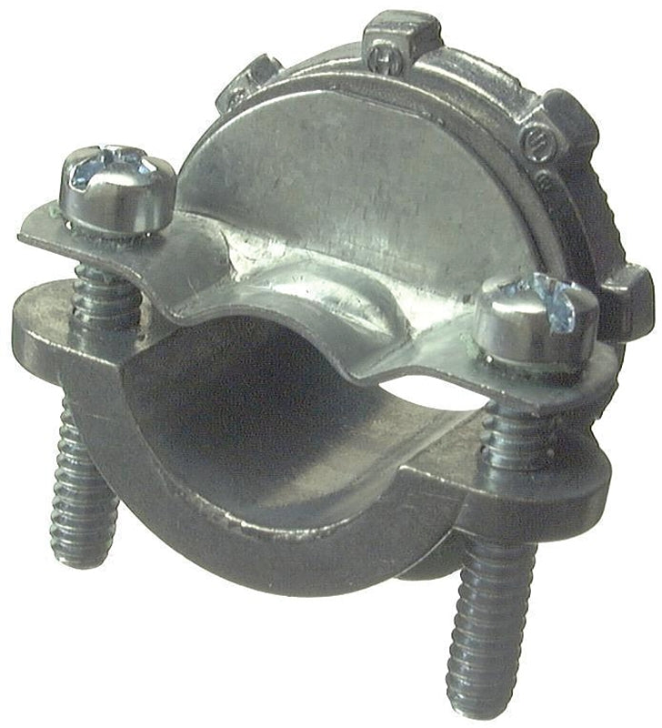 HALEX Halex 05115 Clamp Connector, 1-1/2 in, 2-61/64 in L, Zinc, Each