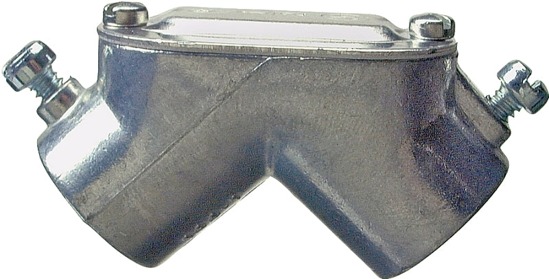 HALEX Halex 14407 EMT Set Screw Pull Elbow, 90 deg Angle, 3/4 in, Zinc, Each ELECTRICAL HALEX