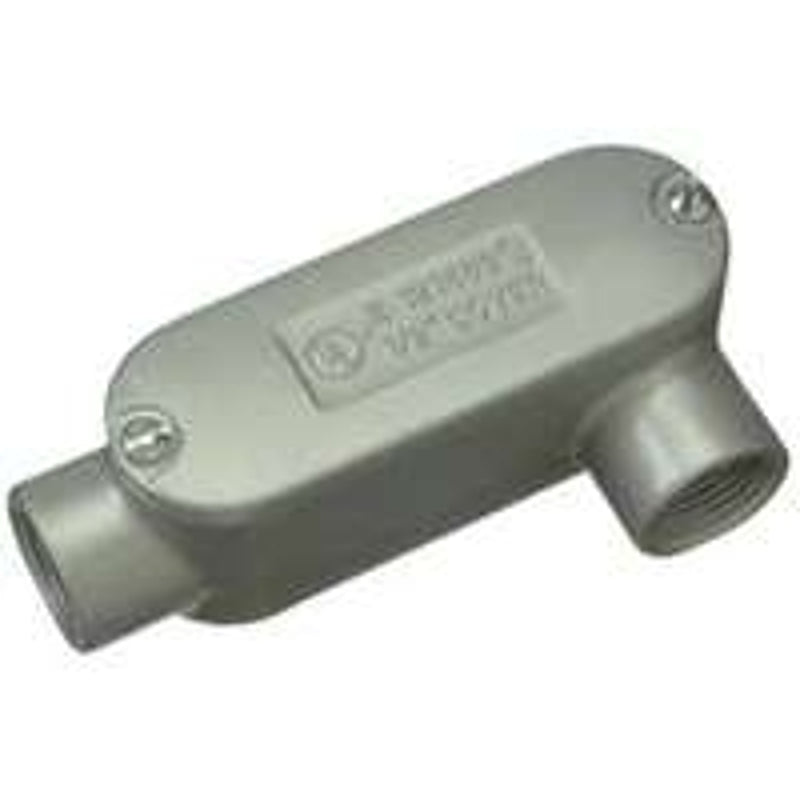 HALEX Halex 58305 Type LL Rigid Conduit Body, 1/2 in Hub, 4-13/32 in OAL, Threaded, Aluminum, Each ELECTRICAL HALEX