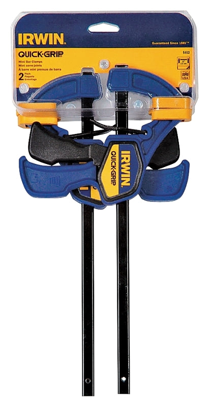 IRWIN Irwin QUICK-GRIP 1964743/5462 Bar Clamp, 150 lb, 6 in Max Opening Size, 2-7/16 in D Throat