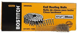 BOSTITCH Bostitch CR4DGAL Roofing Nail, 1-1/2 in L, 11 Gauge, Galvanized Steel, Smooth Shank HARDWARE & FARM SUPPLIES BOSTITCH